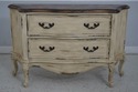 66822: Distressed Finish 2 Drawer Commode Chest