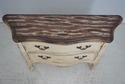 66822: Distressed Finish 2 Drawer Commode Chest