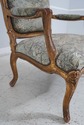L66805: Pair Antique French Polychrome Open Armcha