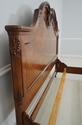 66331: KARGES King Size French Louis XV Walnut Bed