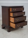 66538: HENKEL HARRIS Mahogany 4 Drawer Nightstand