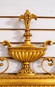71335: LABARGE Federal Style Urn Top Gold Finish M