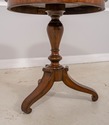L71257: MAITLAND SMITH Round Mahogany Pedestal Lam