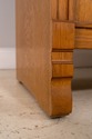 F70490: Pair German Oak 3 Piece Open Bookcase Cabi