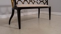 71237: THEODORE ALEXANDER Decorated Settee w. Gold