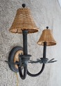 F62746EC: MAITLAND SMITH Bronze Palm Tree Lighted 