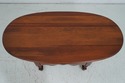 22699E: Cherry Flip Top Table Hall Bench w/ Drawer