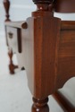 22699E: Cherry Flip Top Table Hall Bench w/ Drawer