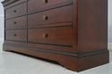 66683: GRANGE French Empire Cherry Double Dresser