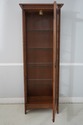 66850: STICKLEY 1 Door Mission Oak Curio Display C