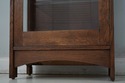 66850: STICKLEY 1 Door Mission Oak Curio Display C