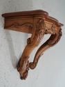 F66827: Antique French Carved Walnut Hanging Wall 