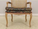 58231EC: French Louis XV Style Cane Back Armchair