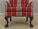 F58240EC: Antique 19th C. Ball & Claw Wing Chair