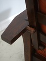 71343: STICKLEY Mission Oak And Leather Morris Cha