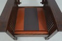 71343: STICKLEY Mission Oak And Leather Morris Cha