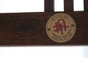 71343: STICKLEY Mission Oak And Leather Morris Cha