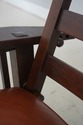 71344: STICKLEY Mission Oak Leather Morris Chair W