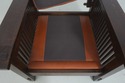 71344: STICKLEY Mission Oak Leather Morris Chair W