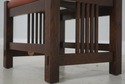 71344: STICKLEY Mission Oak Leather Morris Chair W