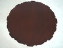 L70175: BAKER Mahogany Round Tilt-Top Piecrust Tab