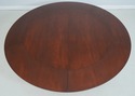 L63295: Regency-Style Mahogany Dining Table With L
