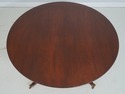 L63295: Regency-Style Mahogany Dining Table With L