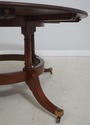 L63295: Regency-Style Mahogany Dining Table With L