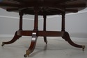 L63295: Regency-Style Mahogany Dining Table With L