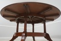 L63295: Regency-Style Mahogany Dining Table With L