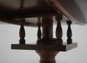 L70175: BAKER Mahogany Round Tilt-Top Piecrust Tab