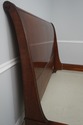 65620: HENDERDON Mahogany King-Size Sleigh Bed