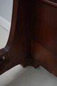 65620: HENDERDON Mahogany King-Size Sleigh Bed