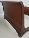 65620: HENDERDON Mahogany King-Size Sleigh Bed