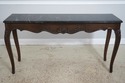71081: French Louis XV Style Marble Top Console Ta