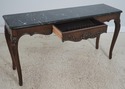 71081: French Louis XV Style Marble Top Console Ta