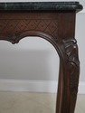 71081: French Louis XV Style Marble Top Console Ta