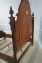 70999: HENREDON Queen Size Victorian Mahogany Bed