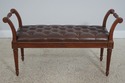 L71060: French Louis XVI Style Tufted Leather Seat
