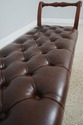 L71060: French Louis XVI Style Tufted Leather Seat