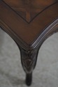 L71038: Pair French Louis XV Walnut Parquet Top La