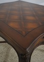 L71038: Pair French Louis XV Walnut Parquet Top La