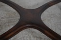 L71038: Pair French Louis XV Walnut Parquet Top La