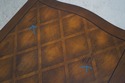 L71038: Pair French Louis XV Walnut Parquet Top La