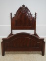 70999: HENREDON Queen Size Victorian Mahogany Bed