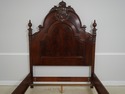 70999: HENREDON Queen Size Victorian Mahogany Bed