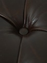 71059: French Louis XVI Style Brown Leather Seat B