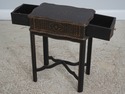 L71086: Chinese Chippendale Style 2 Drawer Painted