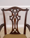 L71114: Set of 8 HENREDON Chippendale Mahogany Din