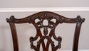L71114: Set of 8 HENREDON Chippendale Mahogany Din